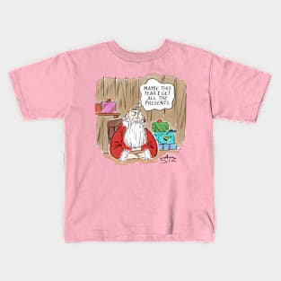 Santa keeps all the gifts! Kids T-Shirt